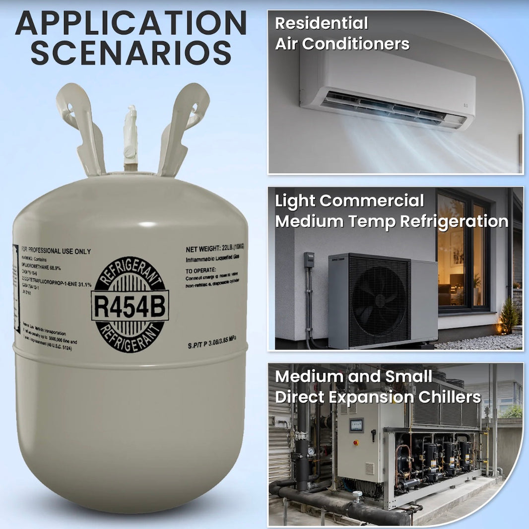 R454B refrigerant cylinder
